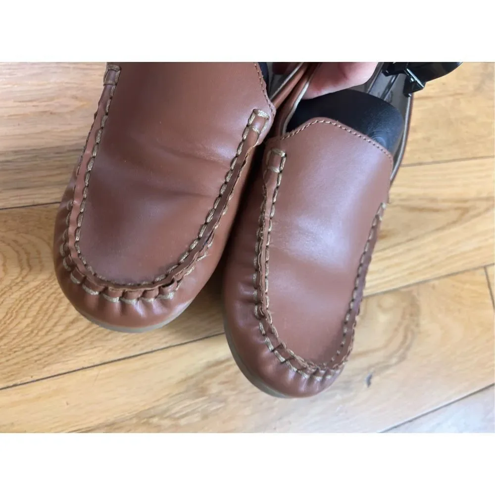 FootMates Boys Brown Loafers Size 5 Wide
